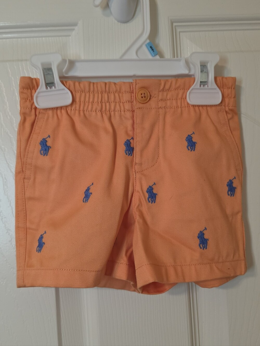 Polo Ralph Lauren Chino All Over Pony Shorts Size 6M
